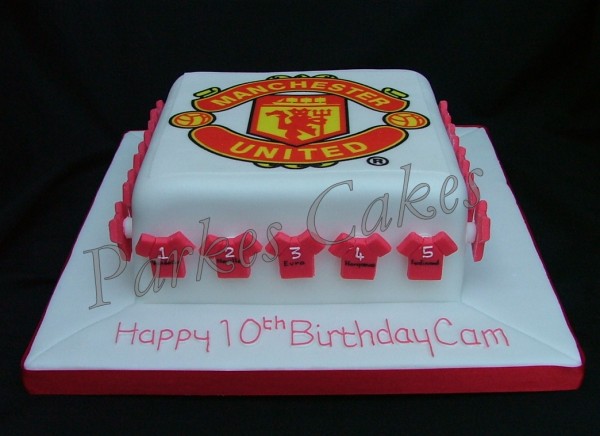 manchester united birthday cake